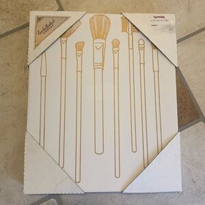 NWT! Make up brush canvas art